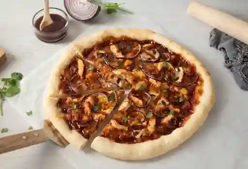 Pizza Grande de Pollo y Champiñones