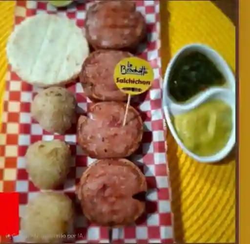 Brocheta de Salchichón Cervecero y Butif