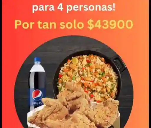 Combo con Pollo Broaster