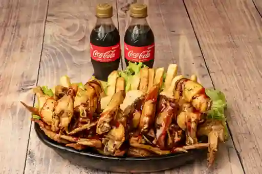 Combo Alitas Picantes con Papas y Gaseosa