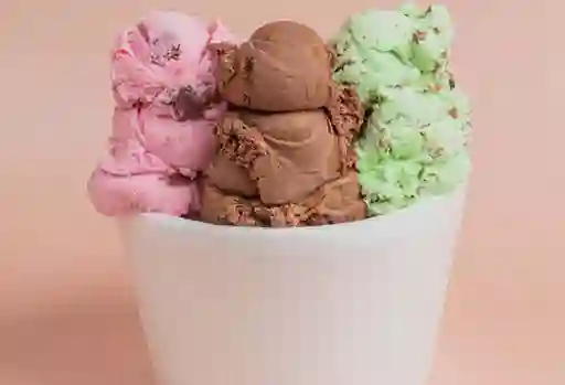 Vaso con 3 Helados