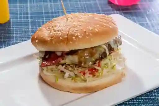 Hamburguesa de Res Sencilla