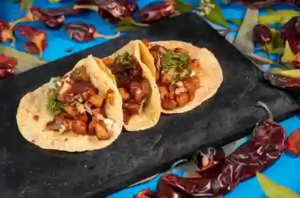 3 Tacos de Chicharrón