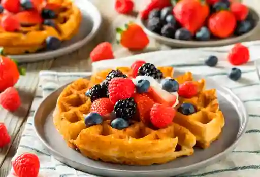 Waffle de Frutas