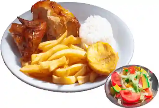 Bandeja con Pollo Pechuga y Ala