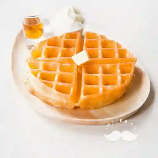 Waffle Cheddar y Tocino