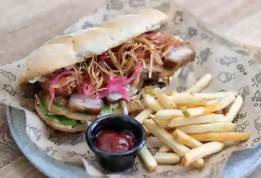 Sándwich de Chicharrón