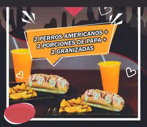 Combo 2 - Perro Americano