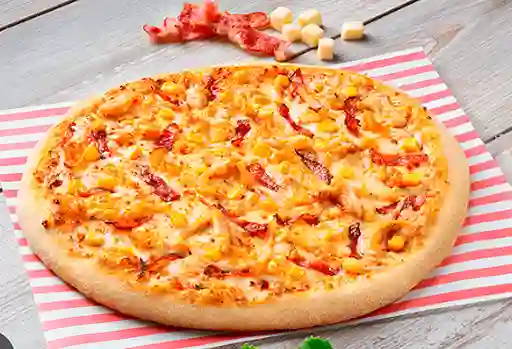 Pizza de Maíz con Tocineta