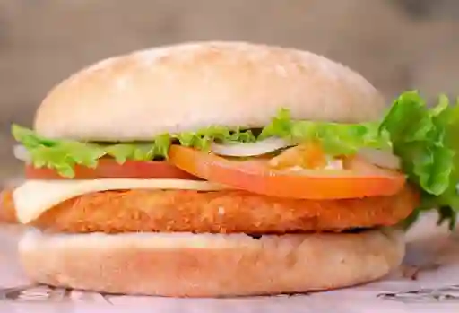 Hamburguesa de Pollo Apanado