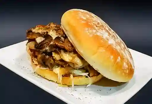 Hamburguesa de Champiñones a la Griega