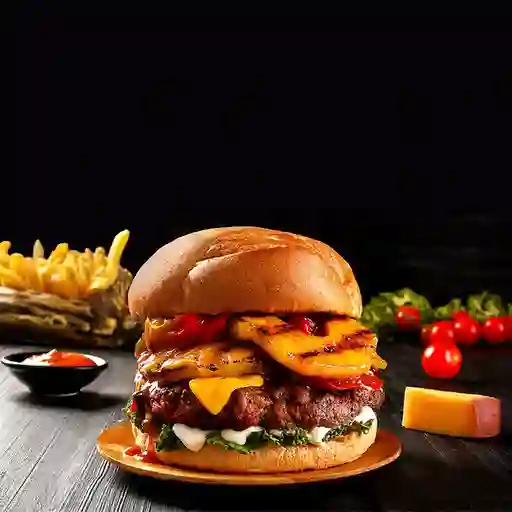 Laurel Burger con Piña