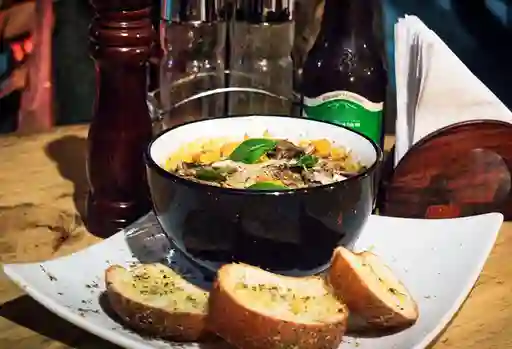 Lasaña de Pollo Setas