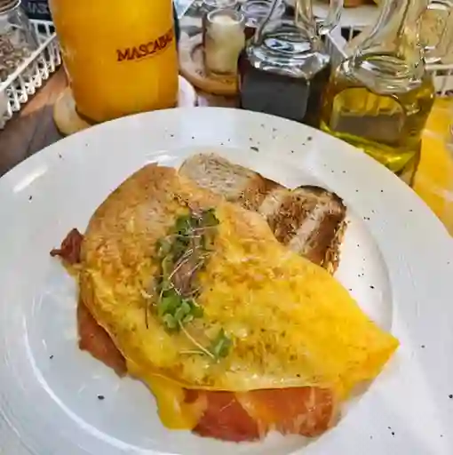 Omelette de Jamon York y Queso