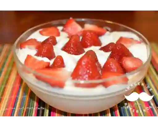 Fresas con Crema