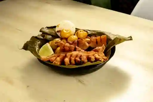 Chicharrón y Gaseosa