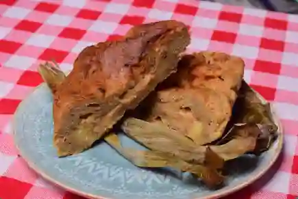 Torta Maduro y Queso Recargada