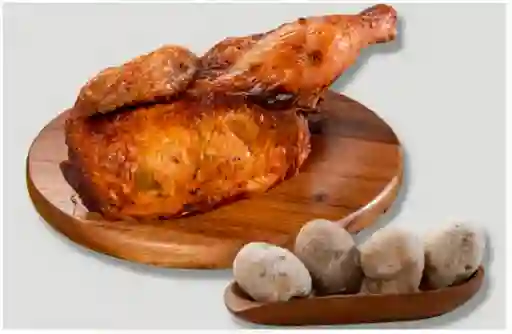 Medio Pollo Asado