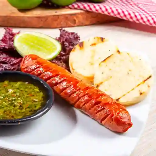 Chorizo Santarrosano con Pan