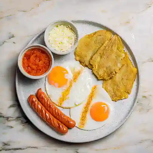 Chicharrón con Huevos🥓🍳