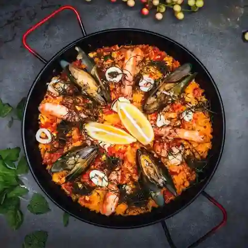 Paella Estilo Griego