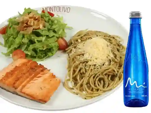 Combo Salmón +Pasta Pesto Verde + Gaseosa