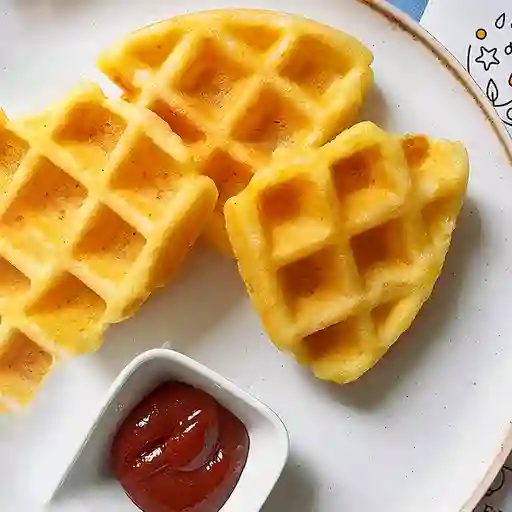 Waffle de Pan de Bono