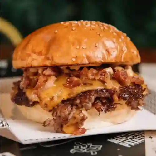 Combo Burger Smash Doble Carne Aplastada + Papas