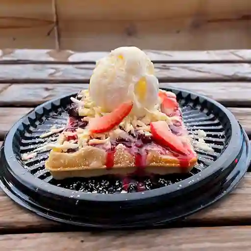 Waffle de Frutos Rojos