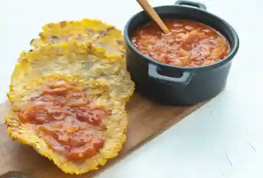 Patacones con Ahogao