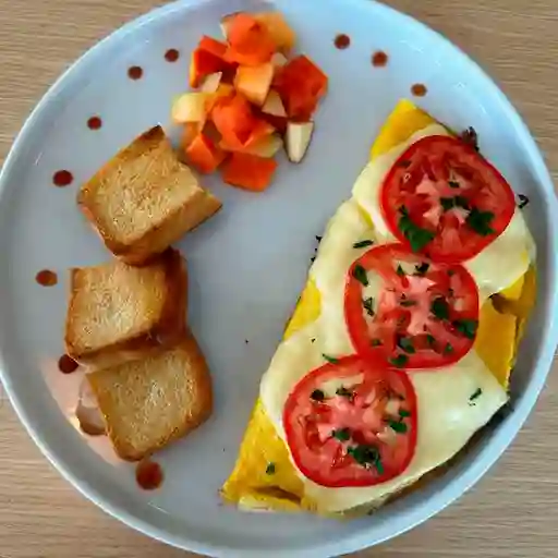 Omelette de Jamón y Queso