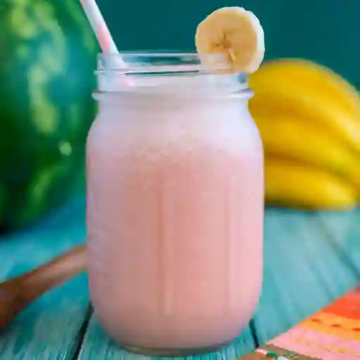 Batido con Sandia, Banano