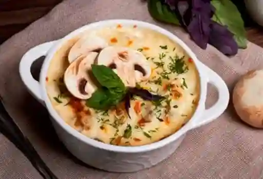 Champiñones Gratinados