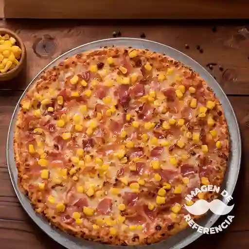 Pizza de Maíz y Tocineta