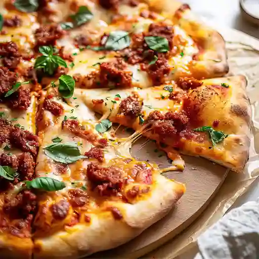 Pizzeta de Chorizo y Maíz