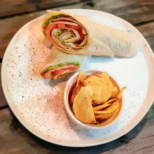 Wrap de Jamón y Queso