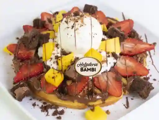 Waffle Choco Fresa