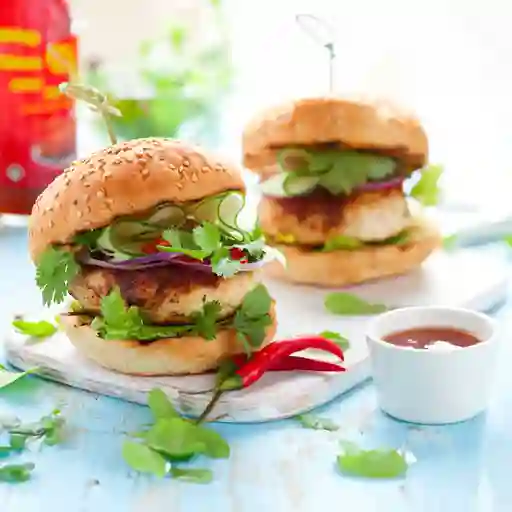 Hamburguesa Sencilla Pollo