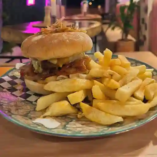 Hamburguesa Artesanal Jack Daniels