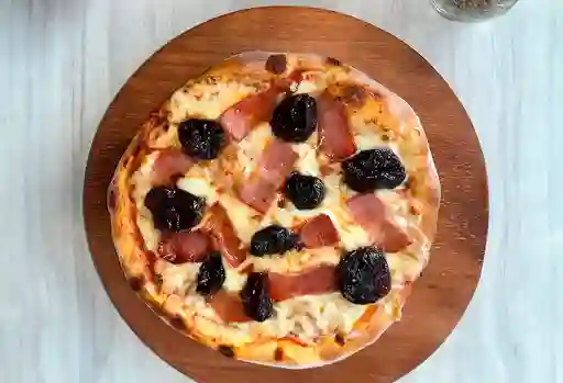 Pizza Bacon-Ciruela