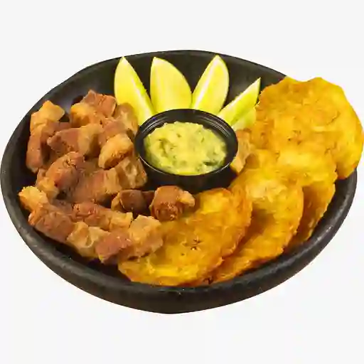 Chicharrones con Patacón