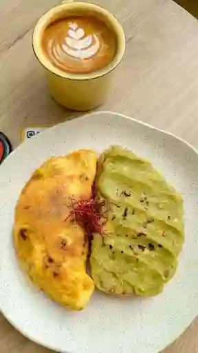Omelette Caleño + Capuccino