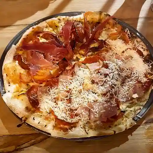 Pizza Hawaiana con Pollo Grande