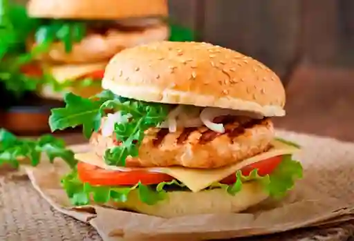 Hamburguesa Pollo Sencilla