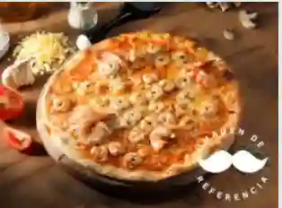 Pizza de Camarón Al Ajillo