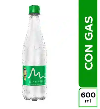 Agua Manantial con Gas 600 ml