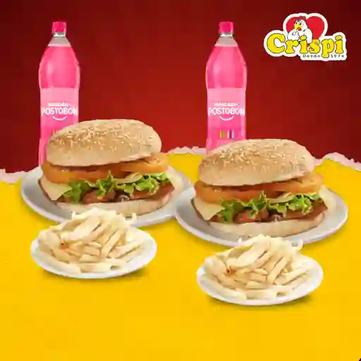 2 Combos Hamburguesas