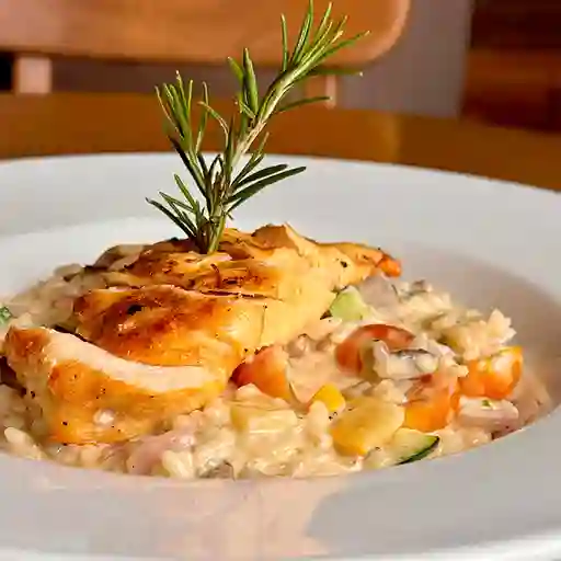 Risotto Primavera Pollo