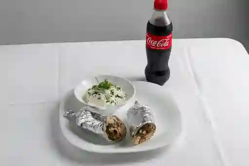 Combo Shawarma Mixto y Bebida