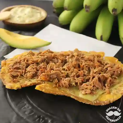 Tostones con Carne de Jaiba